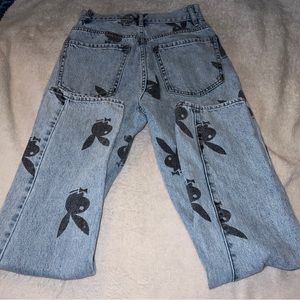 PAC sun all over play boy print women’s jeans